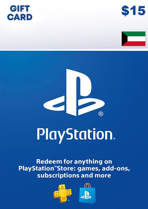 Playstation Store Gift Card - 15 USD (Kuwait)