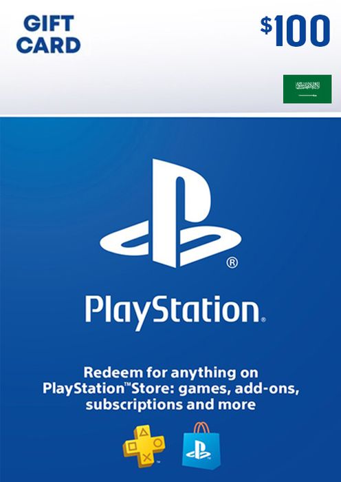 PLAYSTATION STORE GIFT CARD - 100 USD (KSA)