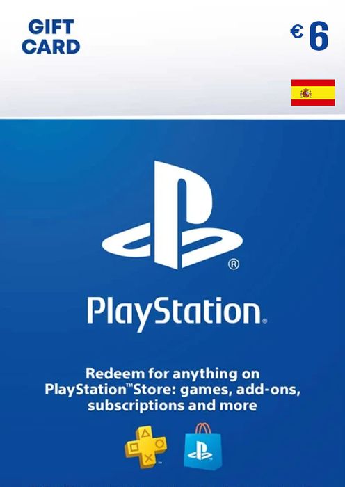 PLAYSTATION STORE GIFT CARD - 6 EUR (Spain)
