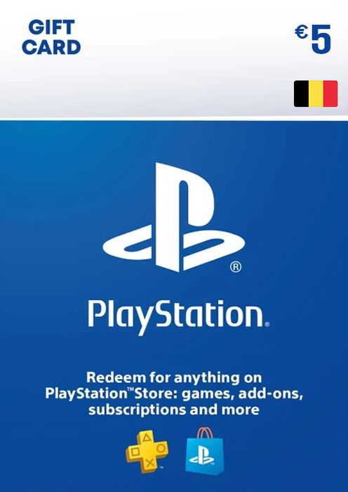 PLAYSTATION STORE GIFT CARD - 5 EUR (Belgium)