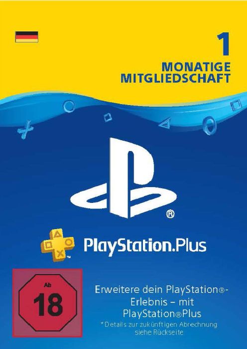 PlayStation Plus - 1 Month Subscription (Germany)