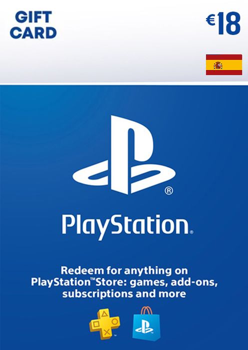 PLAYSTATION STORE GIFT CARD - 18 EUR (Spain)