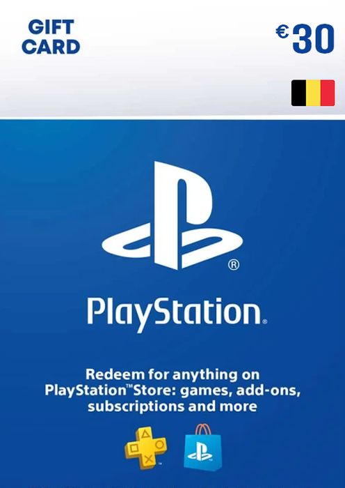 PLAYSTATION STORE GIFT CARD - 30 EUR (Belgium)