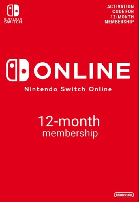 Nintendo Switch Online 12 Month (365 Day) Membership Switch (EU & UK)