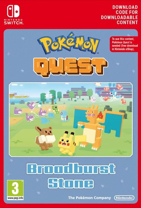 Pokemon Quest - Broadburst Stone Switch (EU & UK)