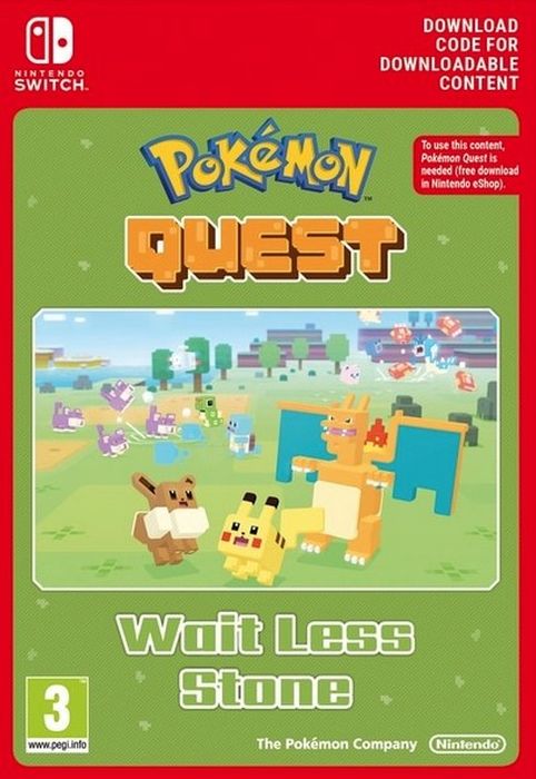 Pokemon Quest - Wait Less Stone Switch (EU & UK)