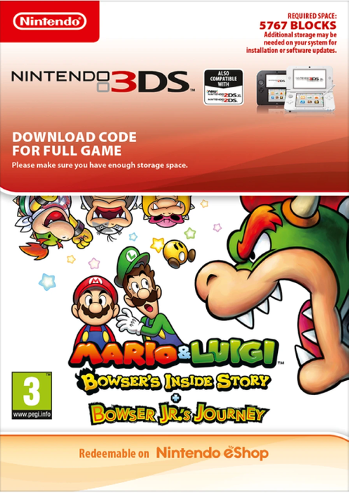 Mario and Luigi Bowsers Inside Story and Bowser Jrs Journey 3DS (EU & UK)