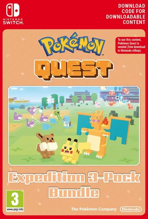 Pokemon Quest - Expedition 3-Pack Bundle Switch (EU & UK)