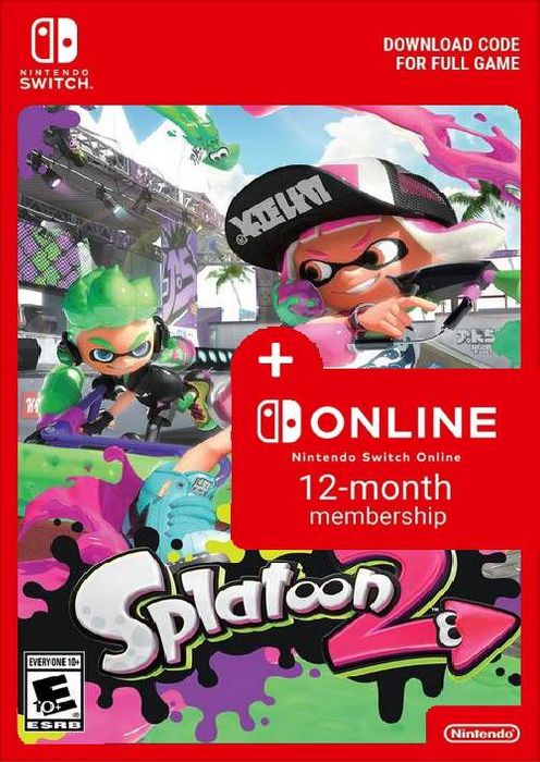 Splatoon 2 + 12 Month Membership Switch (EU & UK)