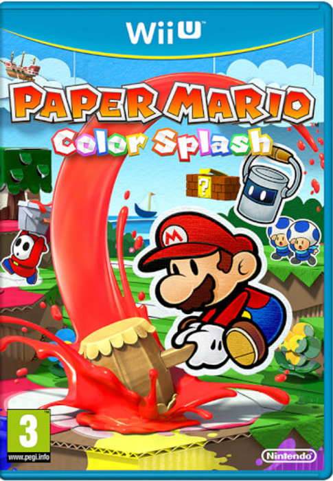 Paper Mario Color Splash Wii U  - Game Code (EU & UK)