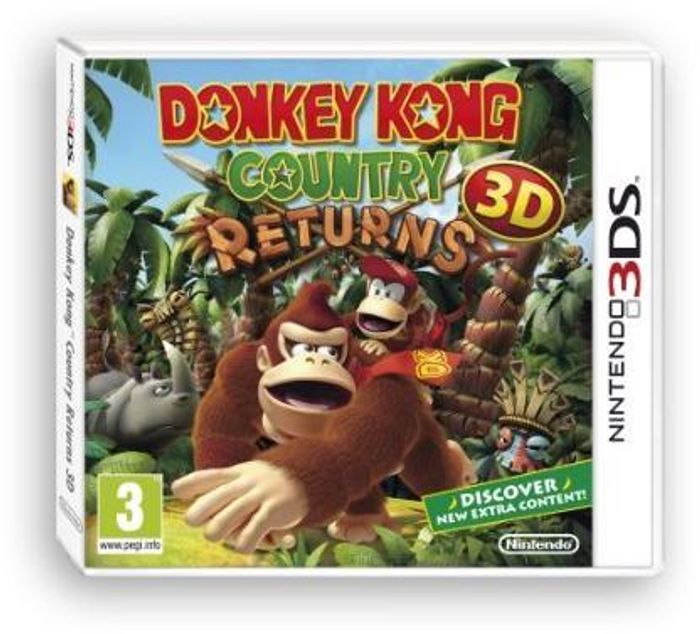 Donkey Kong Country Returns 3D 3DS - Game Code (EU & UK)