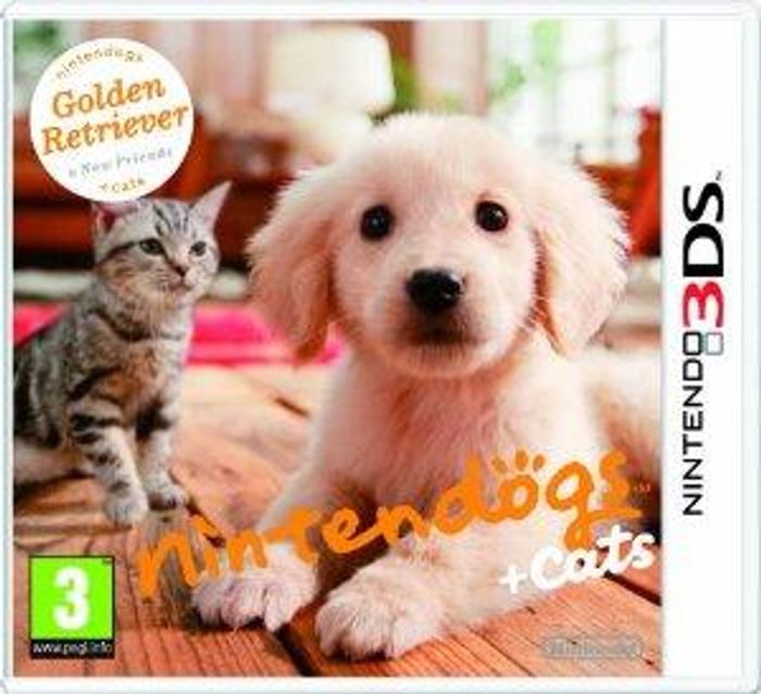 Nintendogs + Cats - Golden Retriever + New Friends 3DS - Game Code (EU & UK)