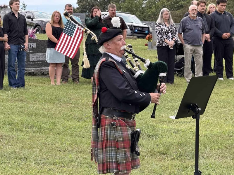 Bagpipes on The Mountains