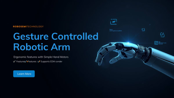 Gesture Controlled Robotic Arm
