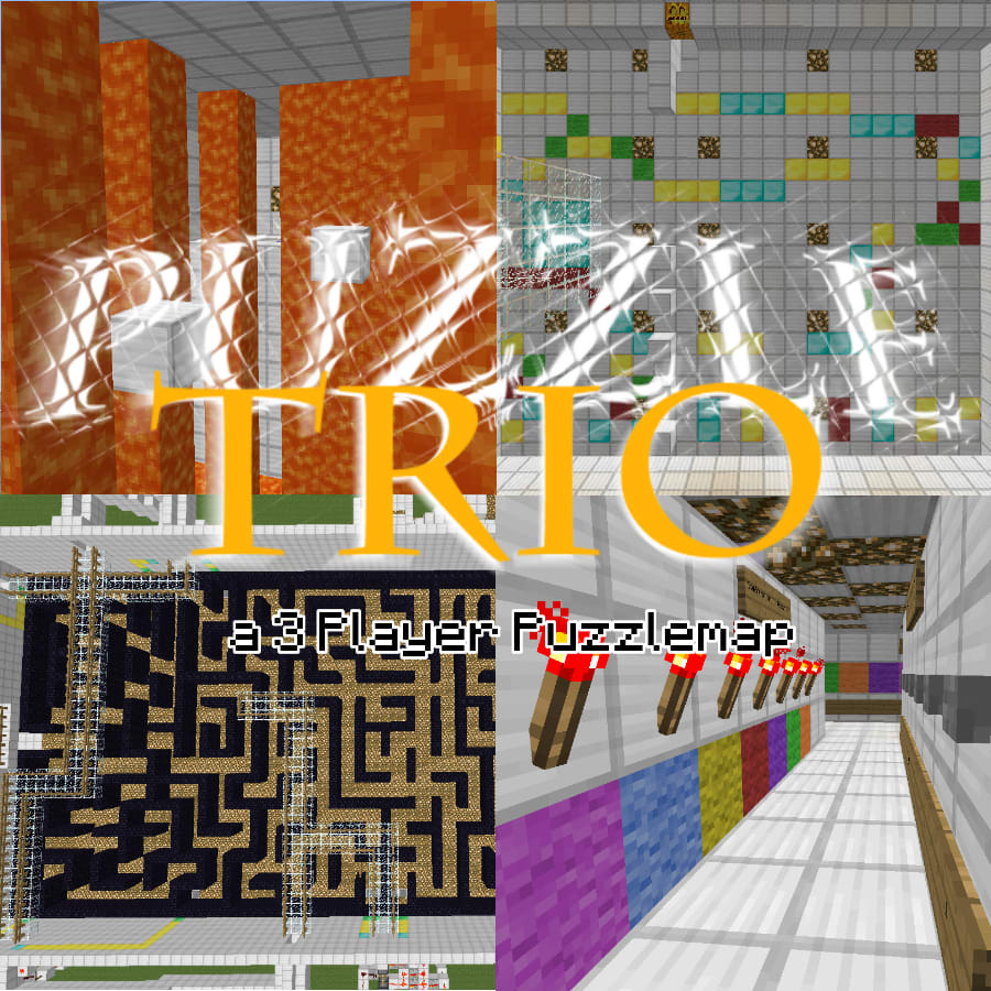 Puzzle Trio — Minecraft Map | Craftane.com