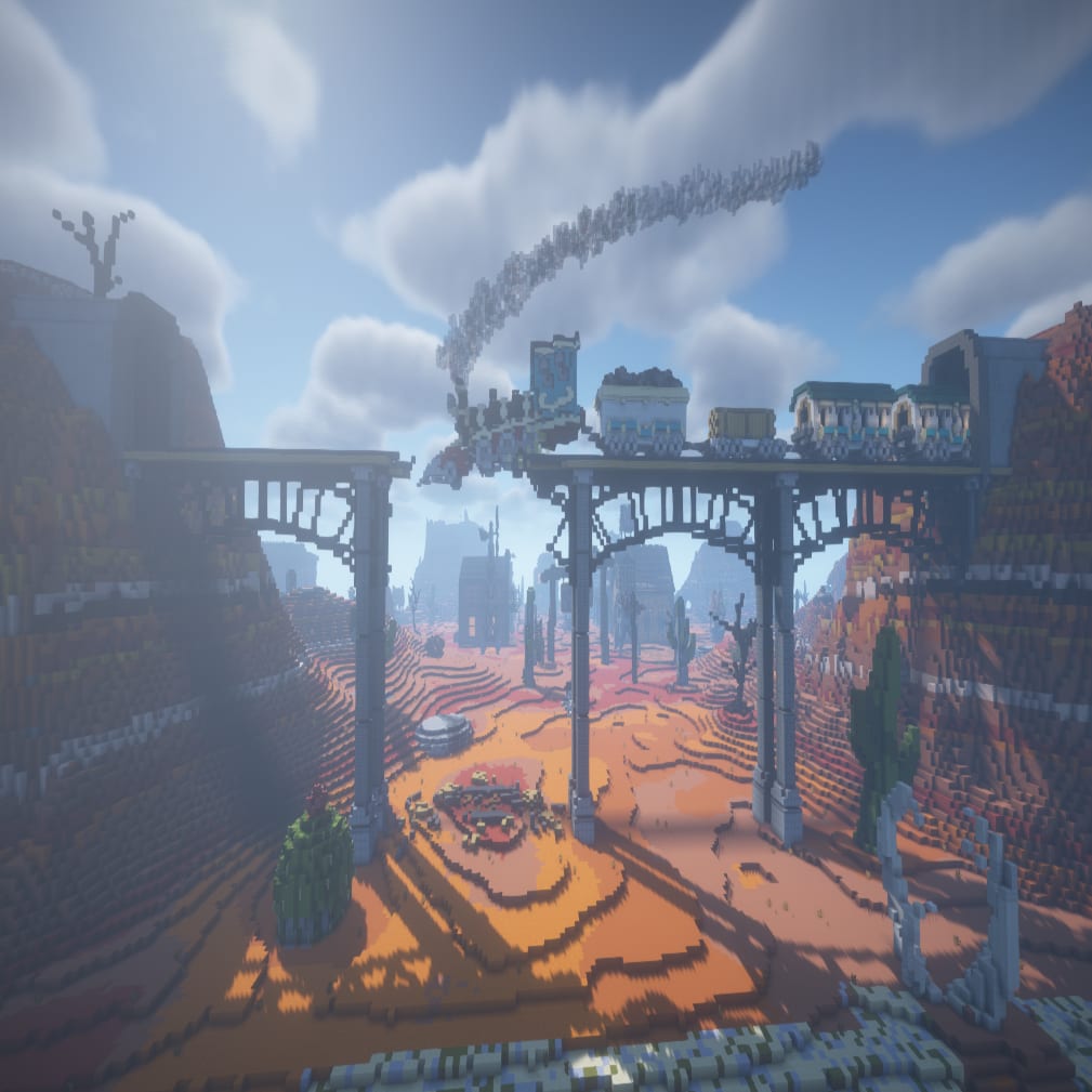 Western Town - PvP Faction Spawn — Minecraft Map | Craftane.com
