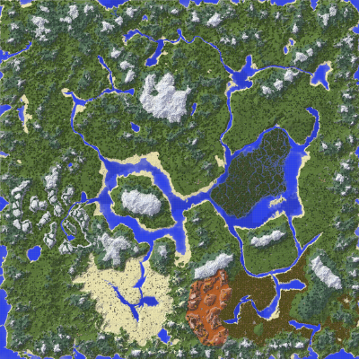 Villager's Valley Custom Terrain Survival Map
