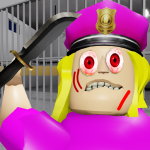 (😨NEW) POLICE GIRL PRISON RUN! (Obby)