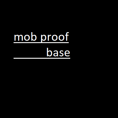 mob proof base