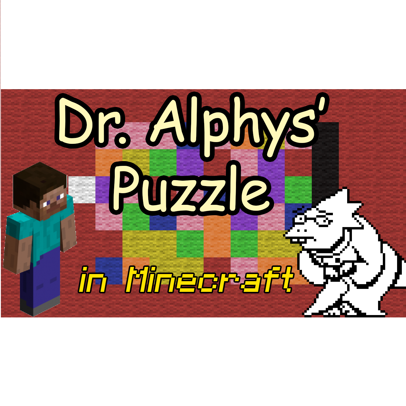 Dr. Alphys' Puzzle in Minecraft