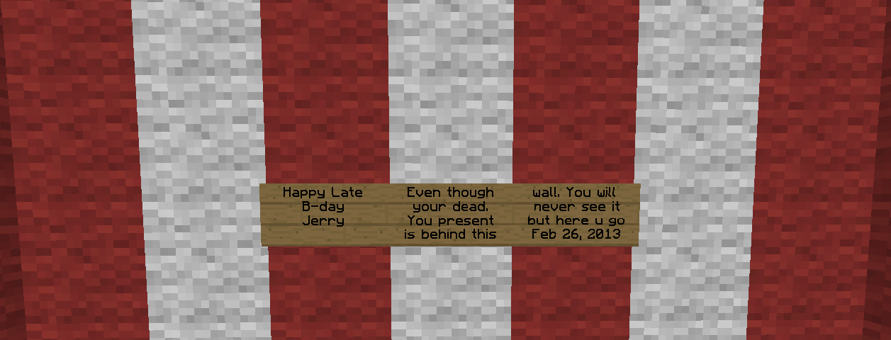 Late B-day present for Jerry the slime