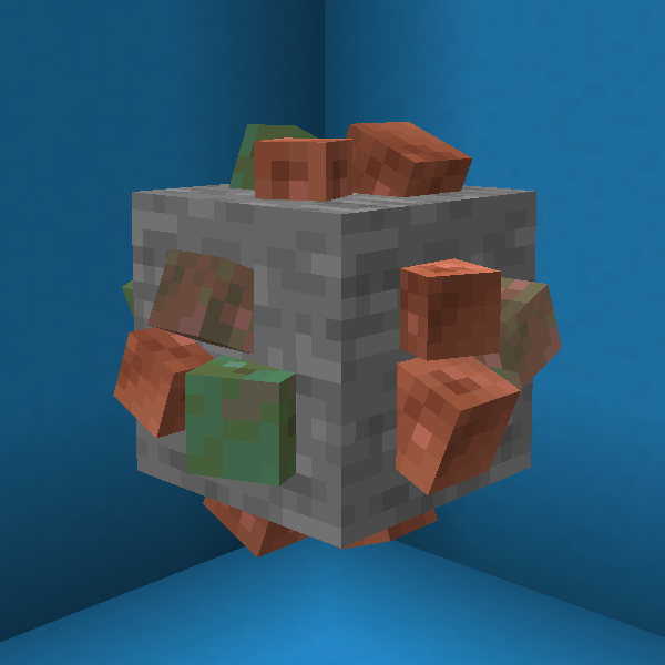 Better 3D Ores   [ Glow Ores : Emissive Textures ]