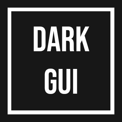 Minimalist dArk GUI (Dark Mode)