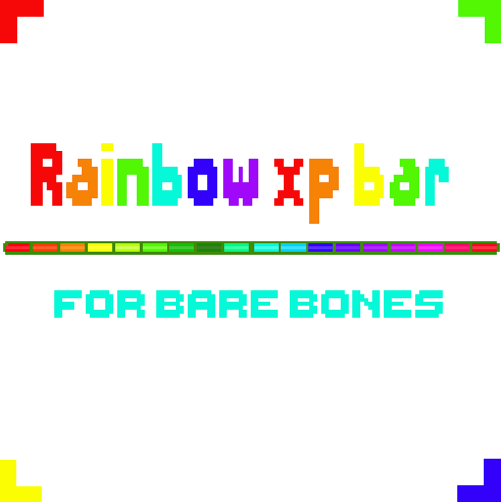 Rainbow XP bar for Bare Bones