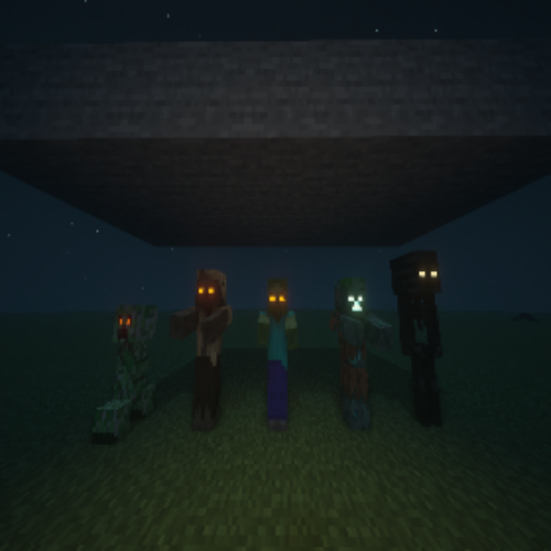 Mob Glowing Eyes