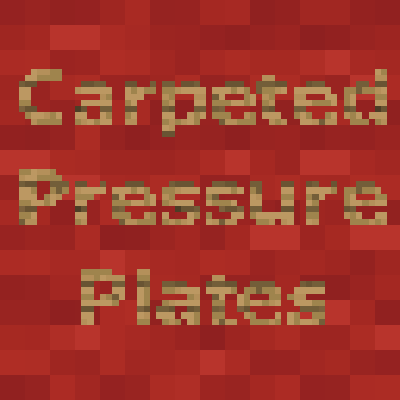 Carpeted Pressure Plates