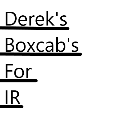 Derek's boxcab's for Immersive Railroading