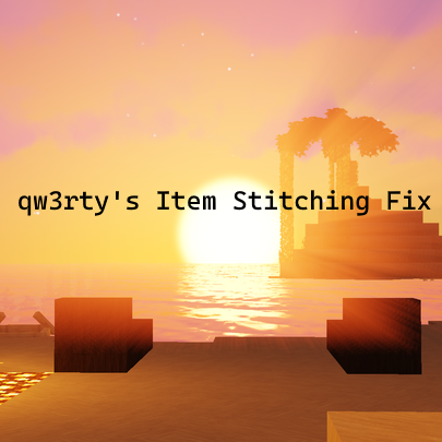 qw3rty's Item Stitching Fix
