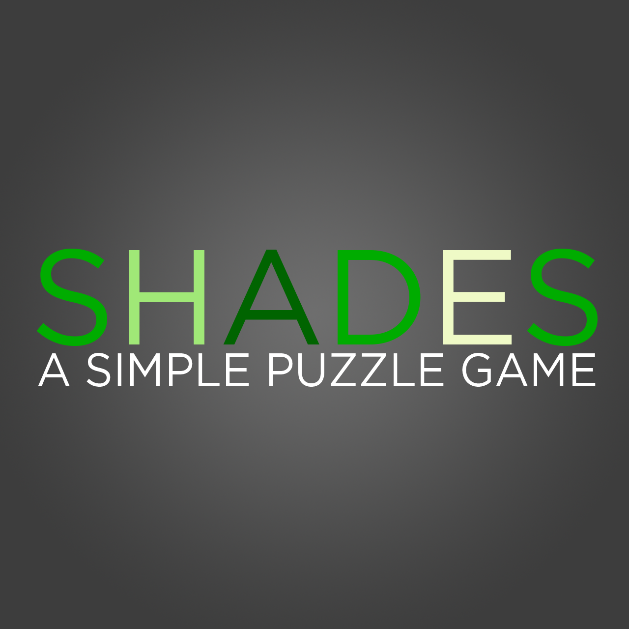 Shades - A simple puzzle game