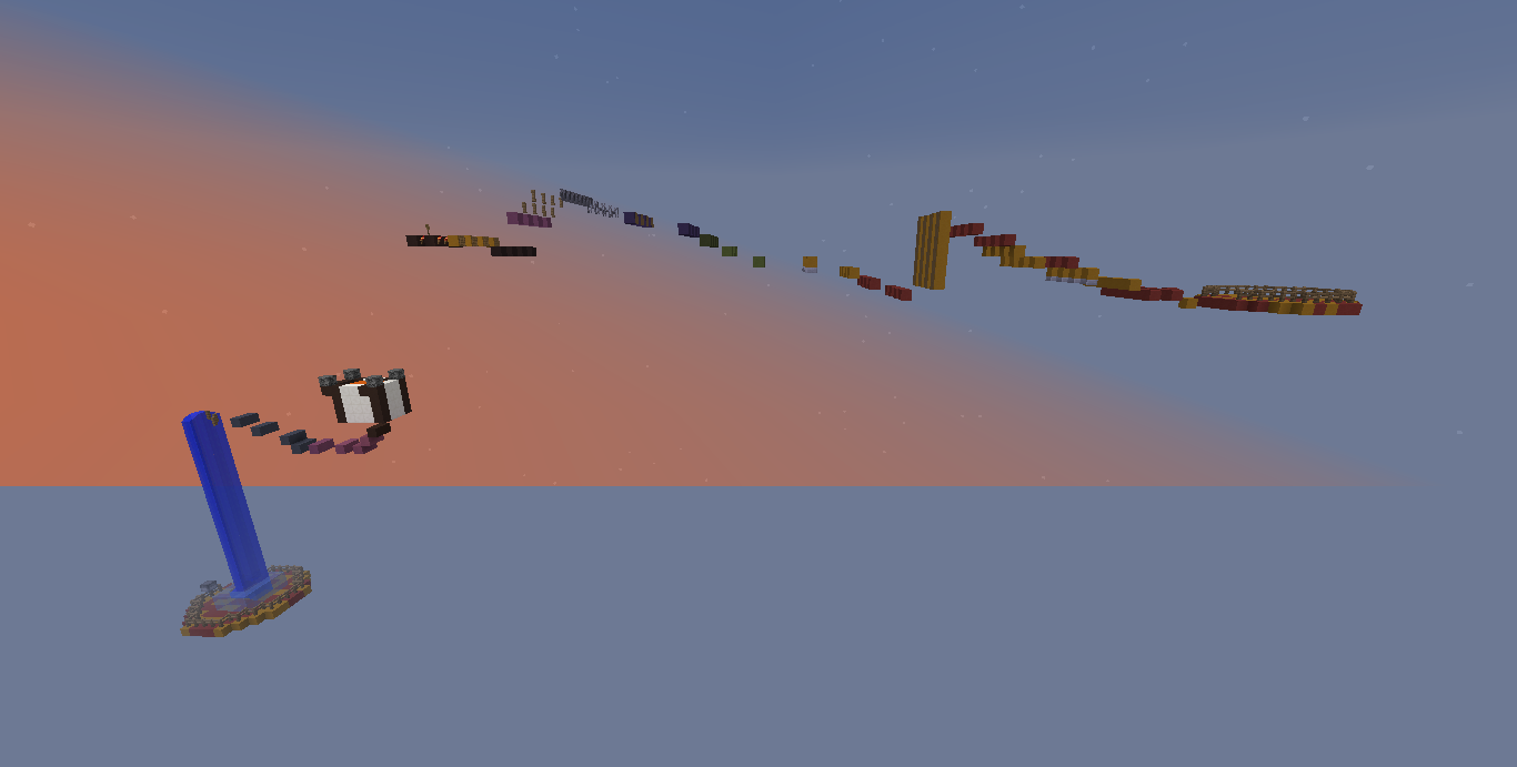 Sky Parkour  made by Kosborn (NOW IT WORKS)