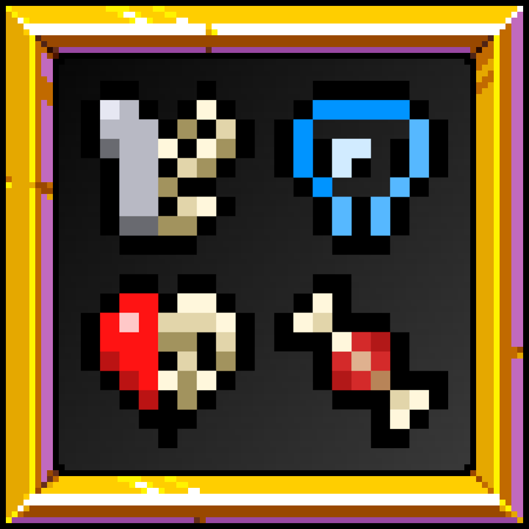Shiny's Skeletal Hotbar