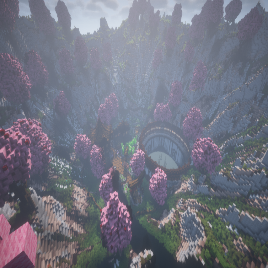 The garden of Mitchibo - An amazing Asian Hub Spawn