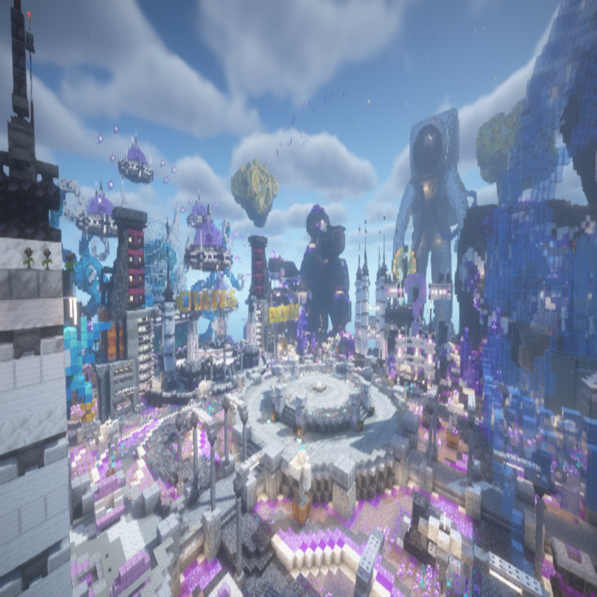 Planet NBGA - Incredible Space/Alien Spawn Hub with Warzone-PvP Arena