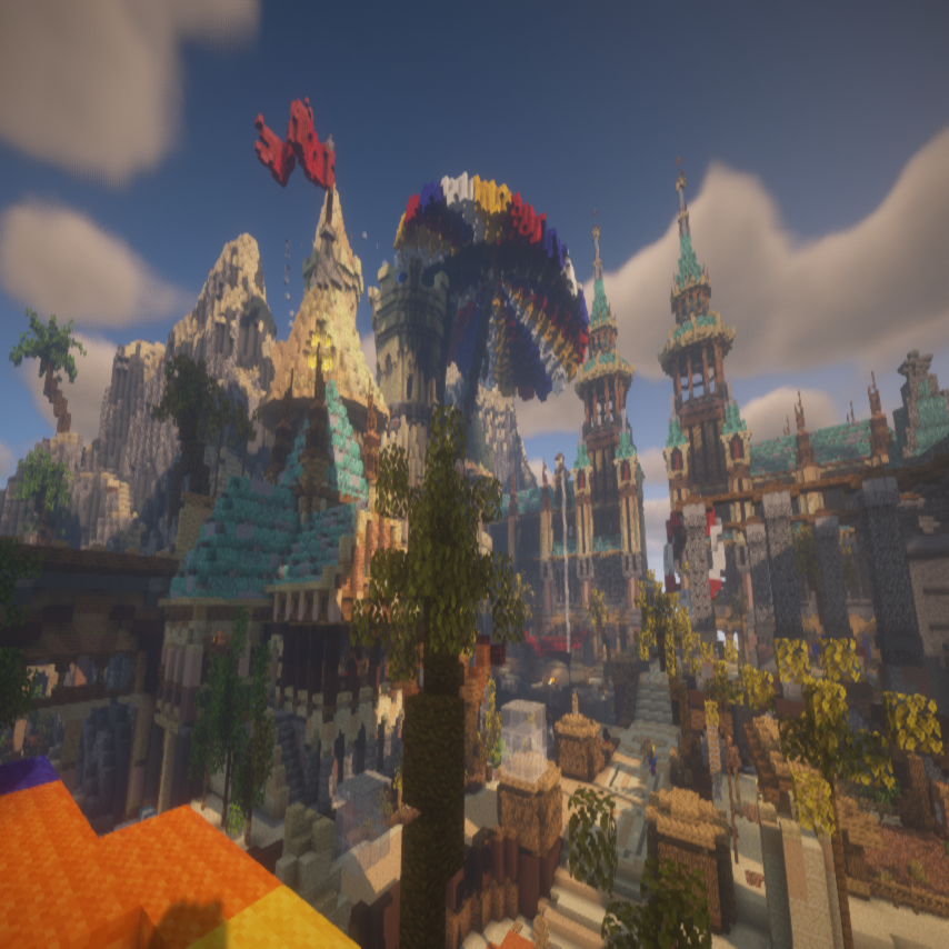 Kasmen - An incredible Beach Sunny Spawn With Castle of Sand