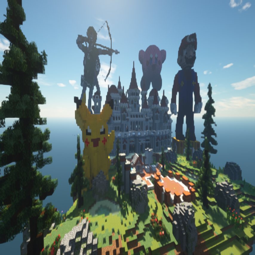 Zamoren - Mario Hub Spawn With Luigi and Link