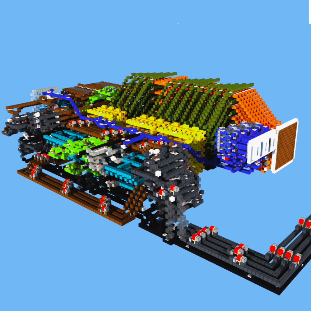 Redstone Computer with AI