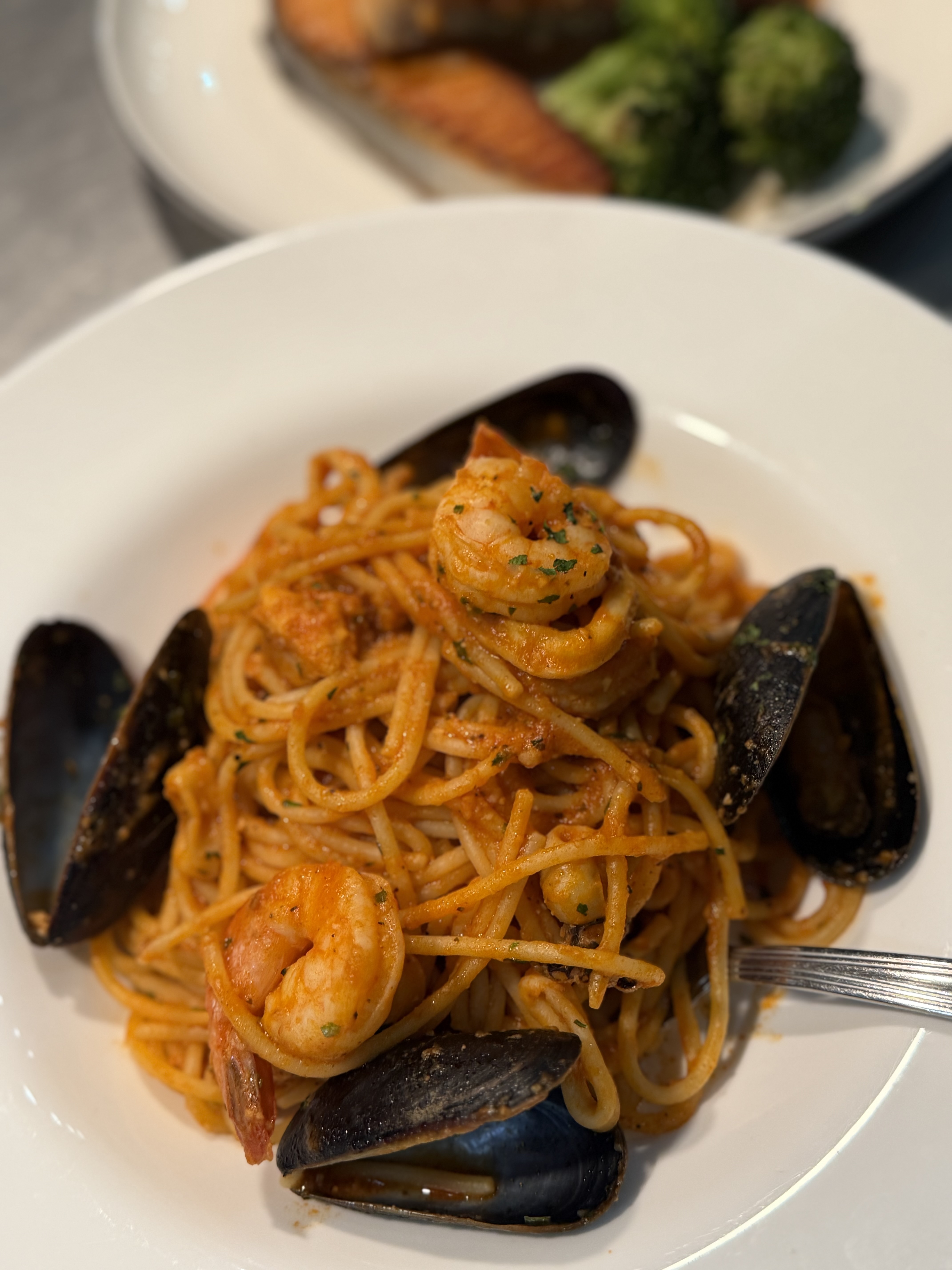 Seafood pasta