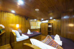 Cabine twin avec salle d'eau privative