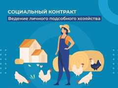Новый вид государственной социальной помощи в рамках социального контракта - ведение личного подсобного хозяйства