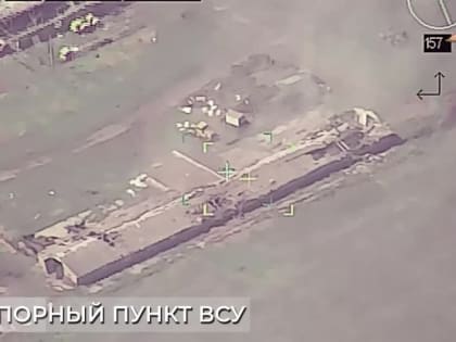 Донецкая артиллерия оставляет от укрепов противника лишь дымящиеся руины