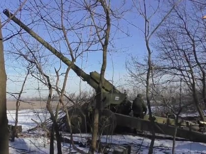 Артиллерия 5 бригады без перерыва работает на Марьинском направлении