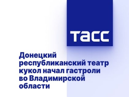Донецкий республиканский театр кукол начал гастроли во Владимирской области