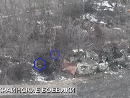 Артиллерия 132 бригады разрушает укрепления противника