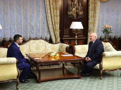 Денис Пушилин встретился с Президентом Беларуси Александром Лукашенко