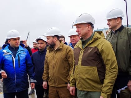 Марат Хуснуллин и руководство Республики проинспектировали работы по строительству и модернизации медучреждений Донецка