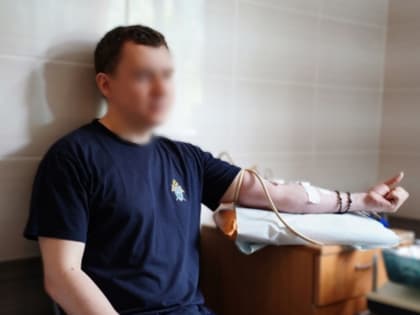 Офицеры СК России из Донецкой Народной Республики сдали донорскую кровь